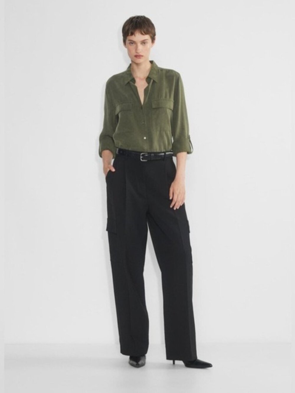 BABATON - Dark Olive green Utility Shirt